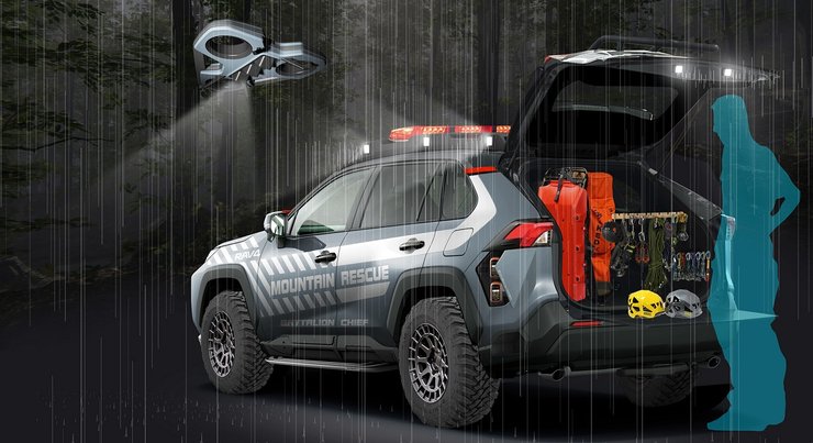 Toyota RAV4 5D Adventure, Toyota RAV4, тюнинг Toyota RAV4, новый Toyota RAV4, кроссовер Toyota RAV4