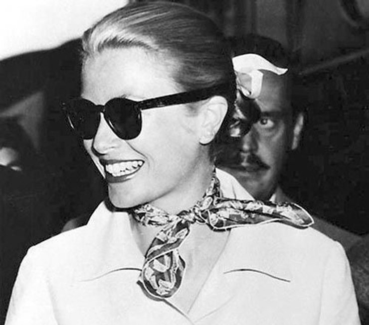 шелковый шарф, грейс келли