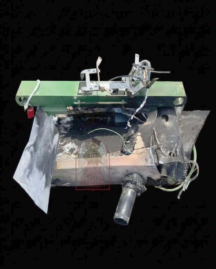 фото уламків модернізованого дрона FP-1, виявлених в Криму