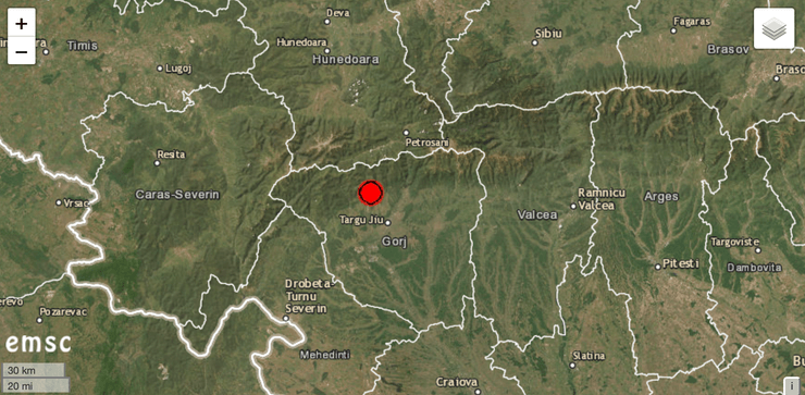 Землетрясение в Румынии