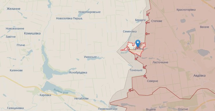 Орловка, Авдеевка, Донбасс, бои, наступление ВС РФ