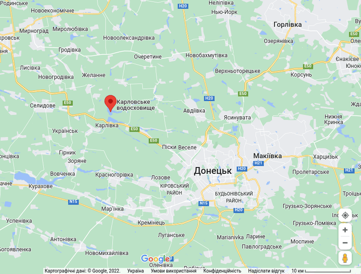 подрыв водохранилища