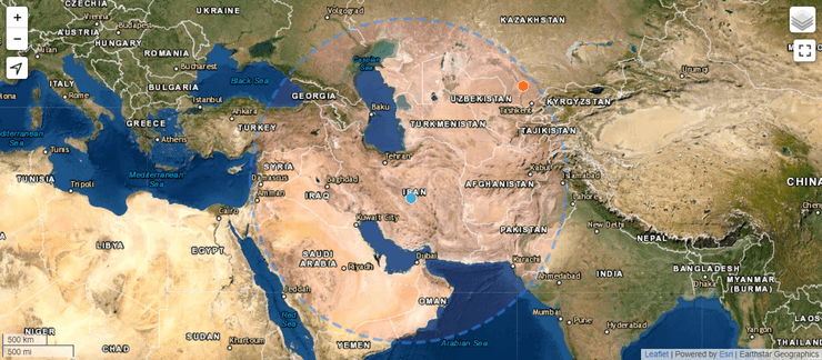 иран, ракеты, баллистика, запуск ракет, 1800 км, радиус поражения