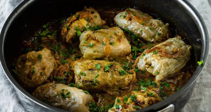 голубці з грибами, голубці