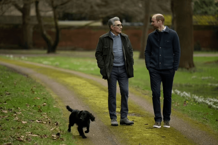 Юджин Леви и принц Уильям