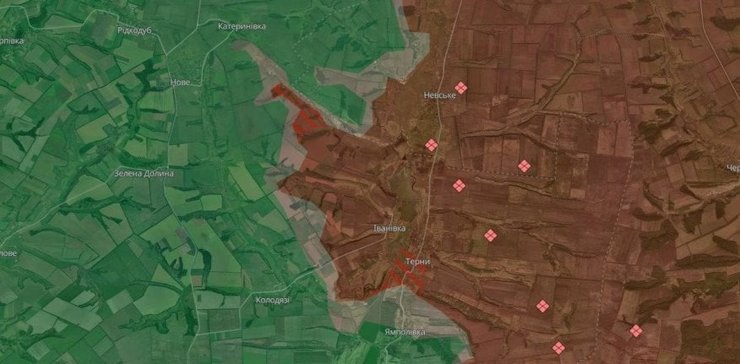 Обстановка в районе Лимана