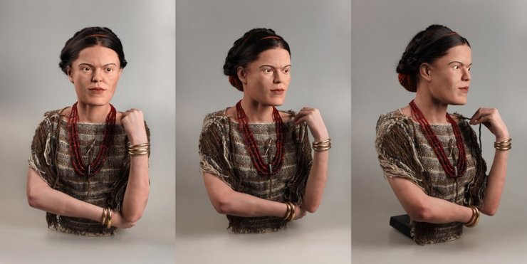 облик женщины, украшения, фото