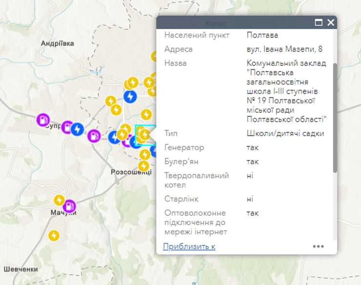 Пункти незламності, Пункти обігріву, Україна Пункти незламності, карта Пункти незламності