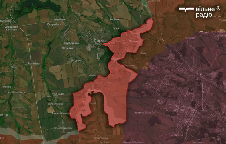 Донецкая область, продвижение РФ, продвижение врага, наступление России, Донбасс, российско-украинская война
