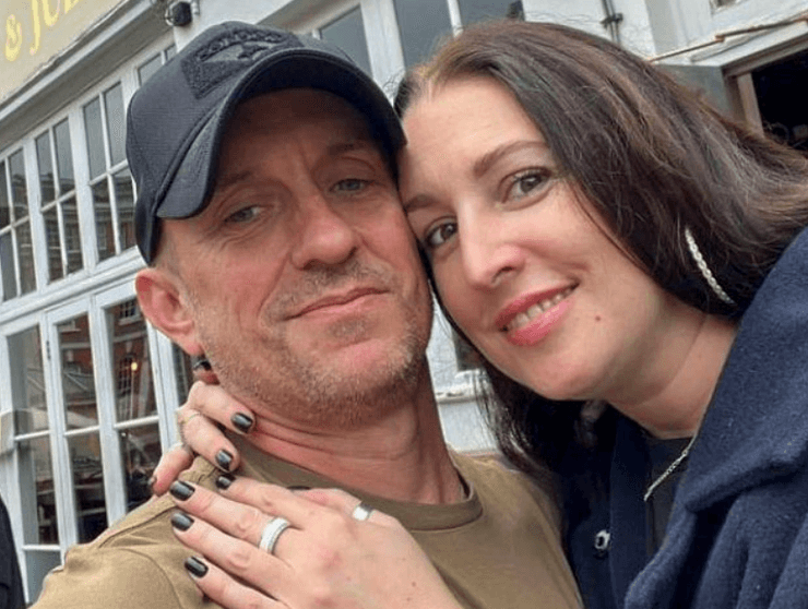 Шон Пиннер с женой Ларисой