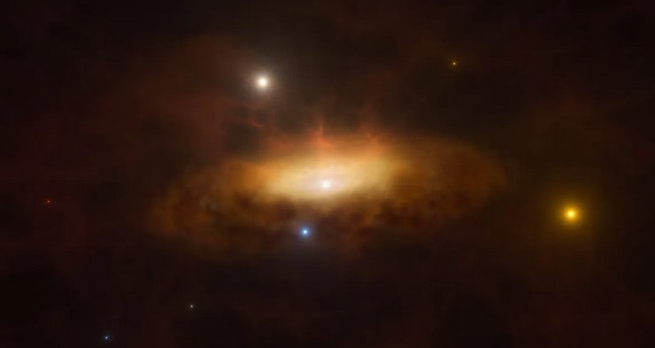 галактика, черная дыра