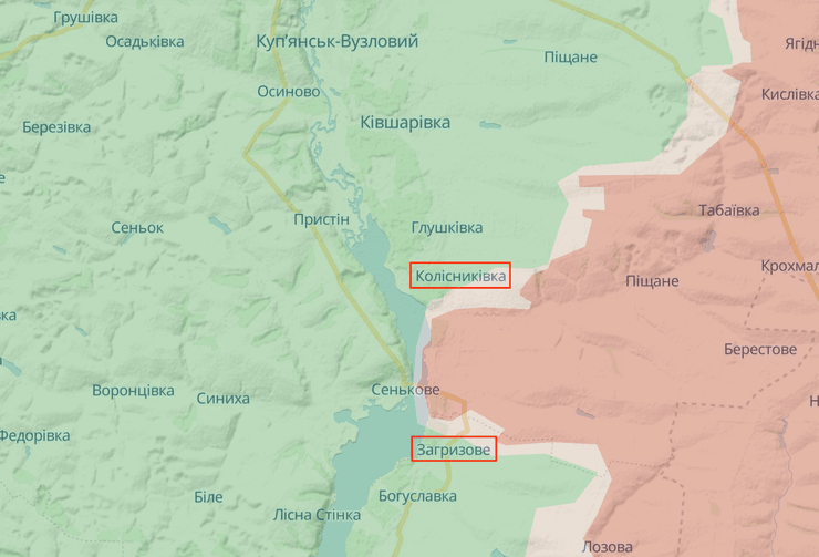 Купянское направление, Купянск, Харьковская область, Оскол, река Оскол