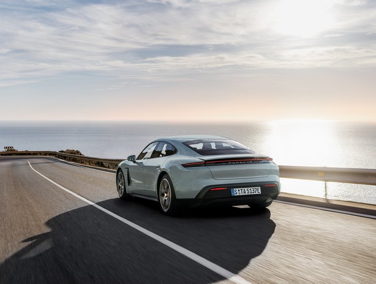 Porsche Taycan, Porsche Taycan 2024, новый Porsche Taycan, электромобиль Porsche