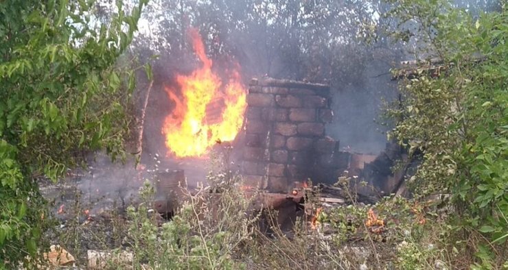 Пожар в Зайцево