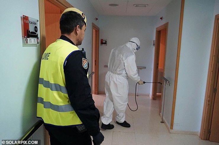 Испания, коронавирус, дом престарелых