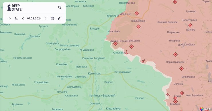 Купянское направление карта DeepState