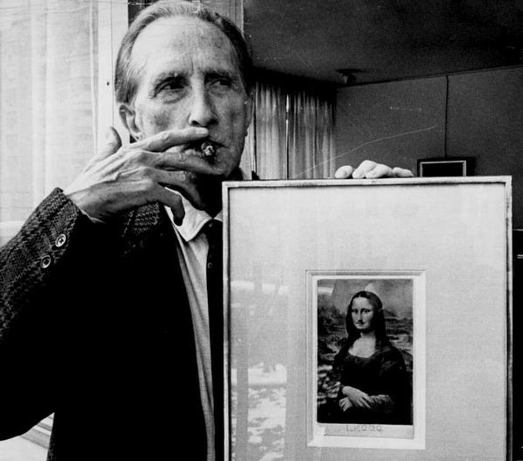 усатая мона лиза, Марсель Дюшан, дюшан мона лиза, мона лиза с усами, усатая джоконда, реди мейд арт