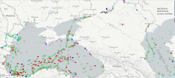 Ситуація у Чорному морі для ЧФ Росії