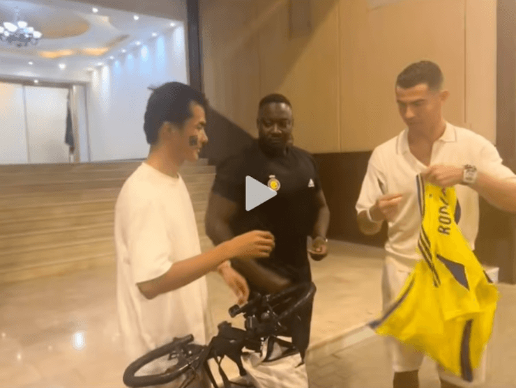 Зустріч фаната з Роналду