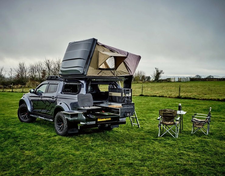 автобудинок Isuzu D-Max, пікап Isuzu, автобудинок Isuzu, будинок на колесах