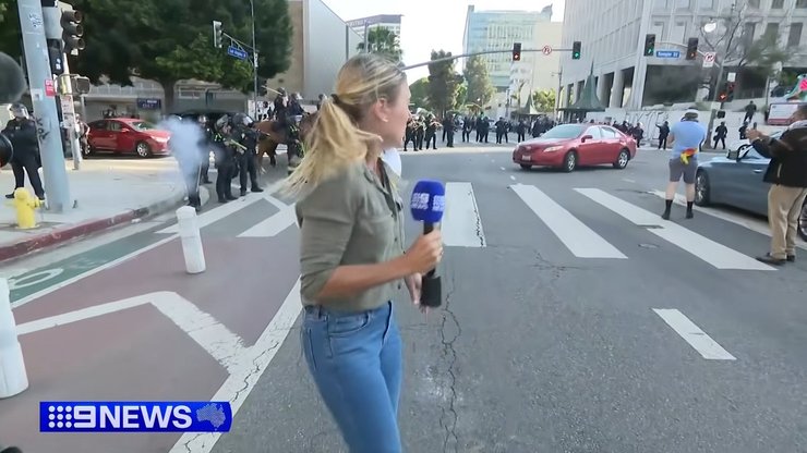 протесты в США