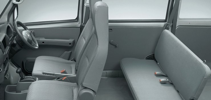 салон Mitsubishi Minicab-MiEV, Mitsubishi Minicab, электромобиль Mitsubishi