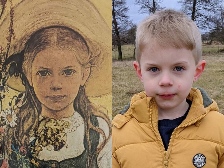 Дети, ребенок, мальчик, картина