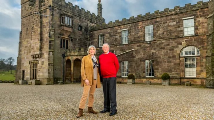 Замок Рипли в Великобритании, исторический замок, исторический объект, историческое имение, замок с богатой историей, земельный участок, семья Ингилби