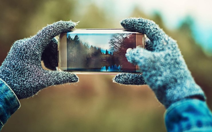 фото, сенсорные перчатки