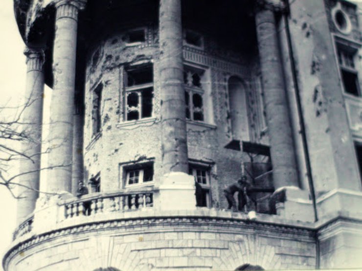 Руины дворца Тадж-Бек, Афганистан, ретро фото, штурм дворца, советская армия, срецслужбы