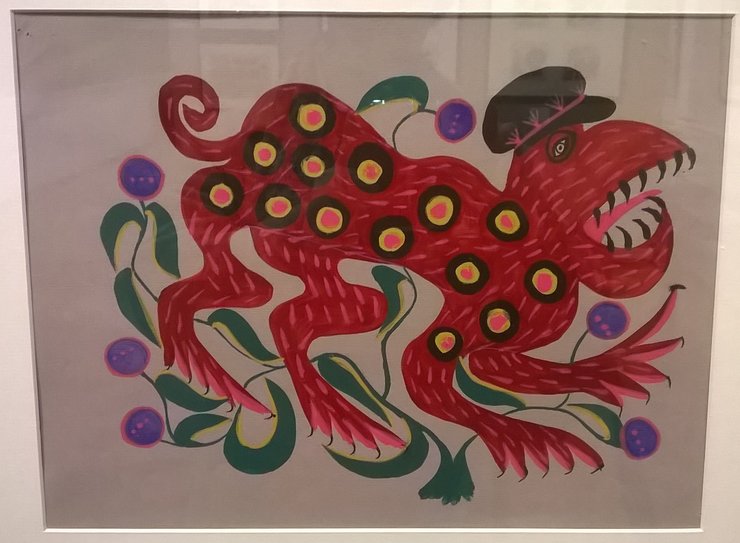 Выставка Марии Примаченко, мария примаченко, выставка в киеве, украинский дом, выставка в украинском доме