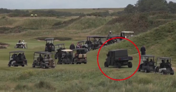 Дональд Трамп в шотландии