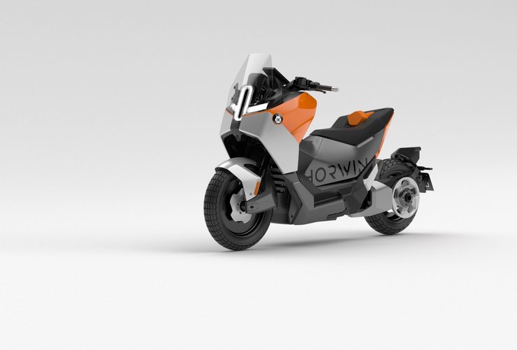 Электроскутер Horwin, электробайк Horwin, Horwin Senmenti 0, самый быстрый электроскутер