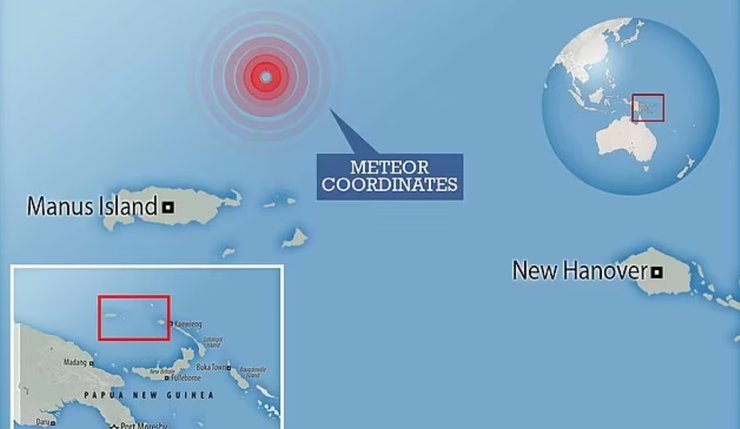 карта, міжзоряний об'єкт, CNEOS1 2014-01-08