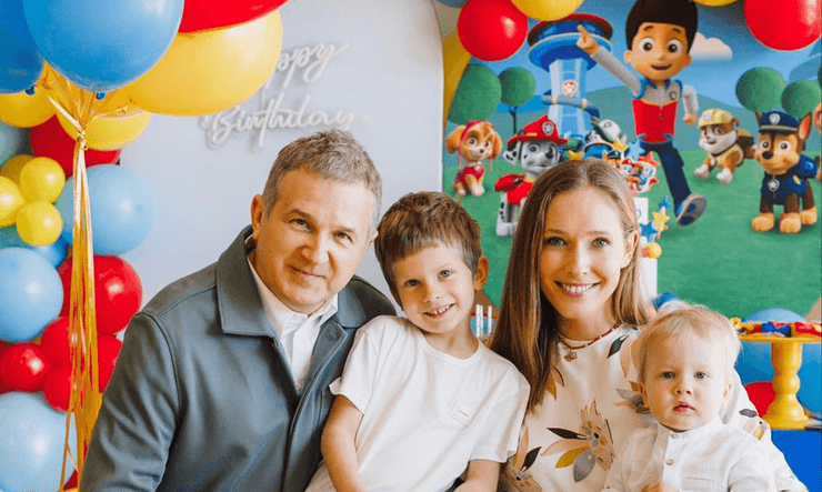 Катя Осадча та Юрій Горбунов із синами