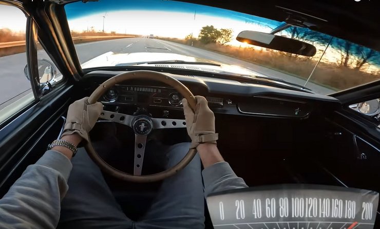 Ford Mustang 1966, Ford Mustang, автобан, максимальная скорость