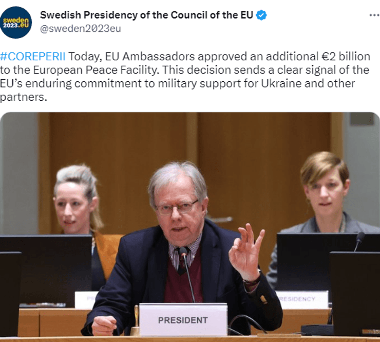 Віделенніе деньги потратят на увеличение производства и поставок боеприпасов ВСУ