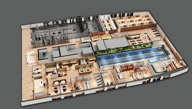 Круизный лайнер, женщина купила дом на круизном лайнере, апартаменты на круизном лайнере, необычное жилье, дом на воде, дом на волнах