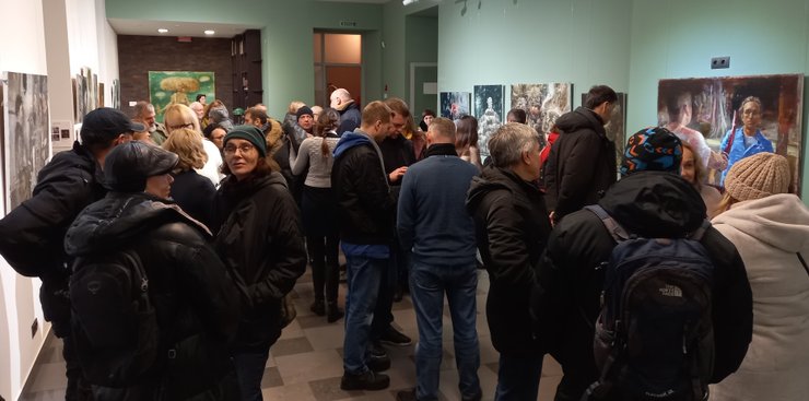 Владислав Шерешевский, выставка Шерешевского, выставка в Киеве, картины о войне