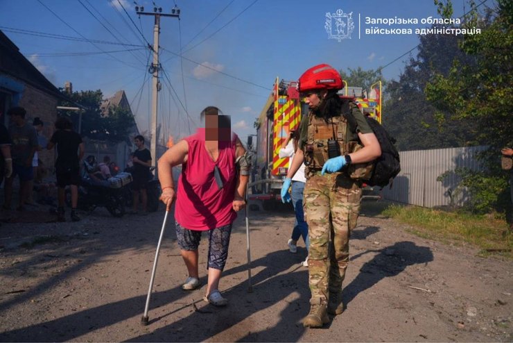 30 июня Вооруженные силы РФ атаковали Запорожье