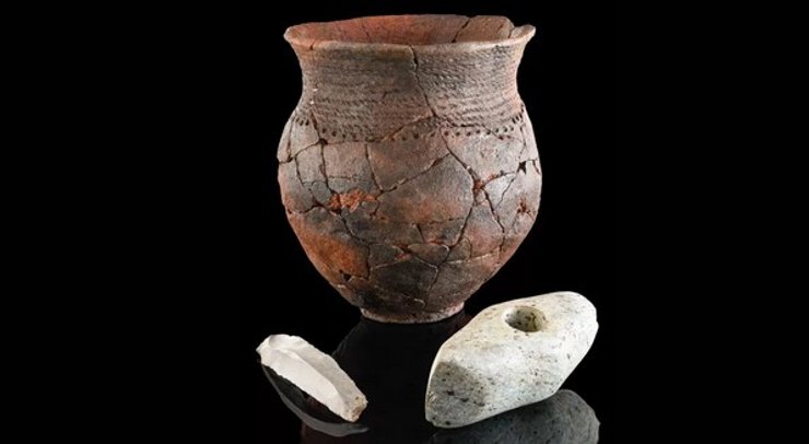 артефакты, культура шнуровой керамики