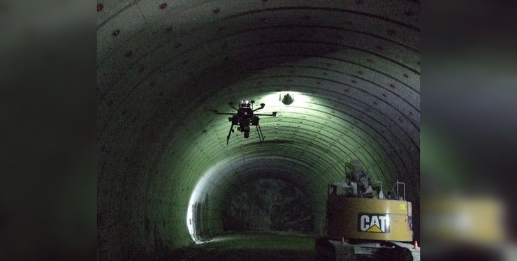 Дрон Toda для польотів в тунелях