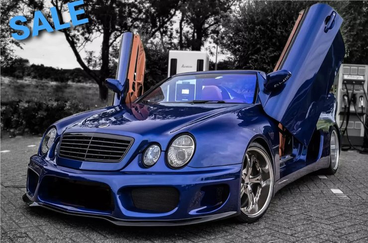 тюнінг mercedes clk, Mercedes CLK GTR, суперкар Mercedes, суперкар Mercedes, копія Mercedes