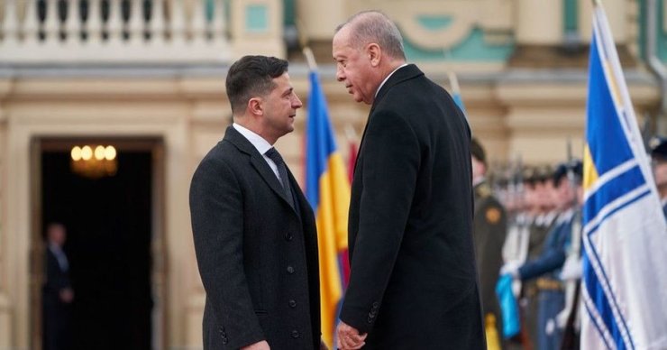 Зеленський та Ердоган зустрічалися у Маріїнському палаці