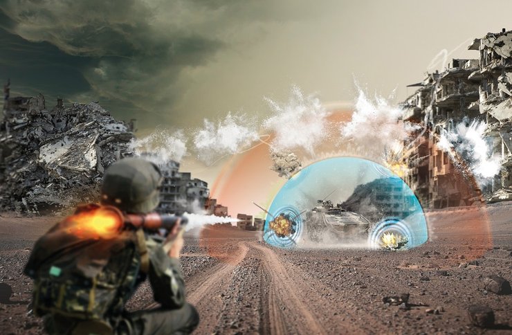 захист танка від ПТРК