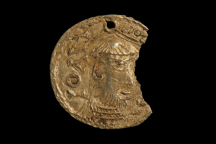 На монете изображен Иоанн Креститель