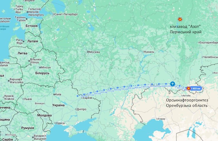 Куда залетел дрон Лютый 3 октября