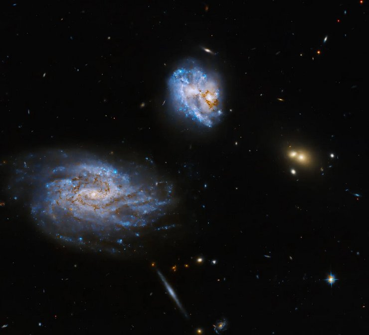 галактики, Arp 300, телескоп Хаббл