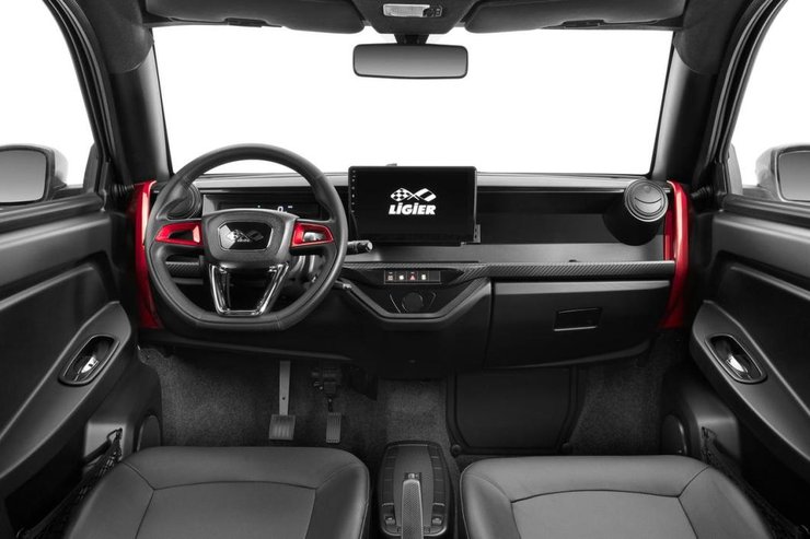 Салон Ligier Myli, Электромобиль Ligier Myli, Ligier Myli, новый Ligier Myli, Ligier Myli 2023, Электромобиль Ligier