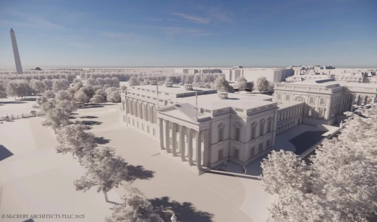 реконструкция Белого дома